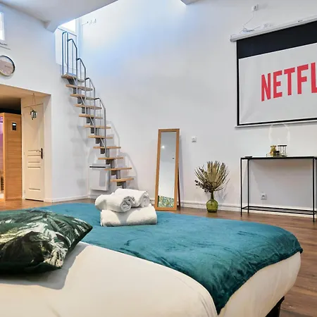 Ng Prestige - Lille L Roubaix L Mairie - Gare L Nain - Grand Studio - Balneo - Sauna - Netflix - Wifi Exterior photo