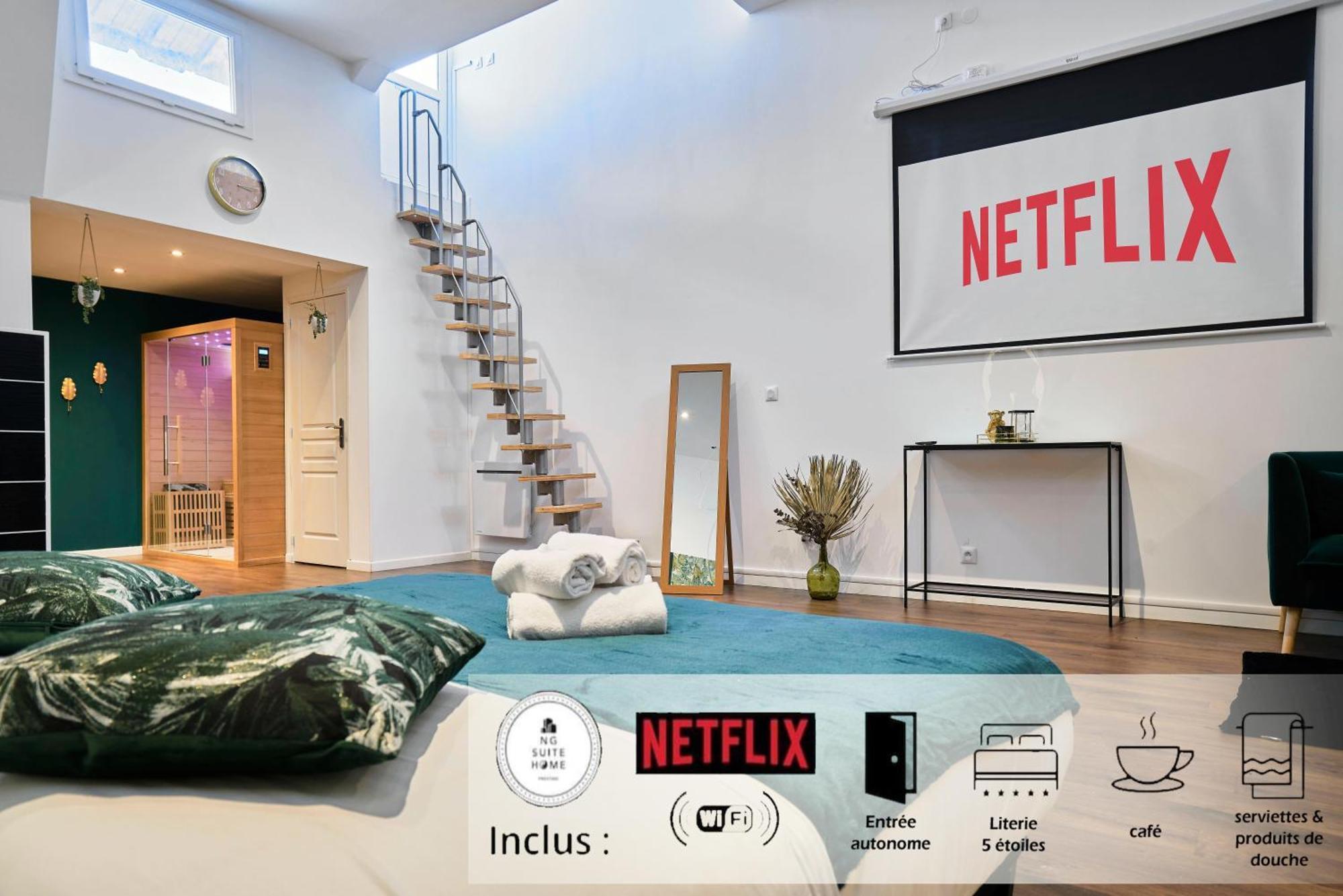 Ng Prestige - Lille L L Mairie - Gare L Nain - Grand - Balneo - Sauna - Netflix - Wifi *